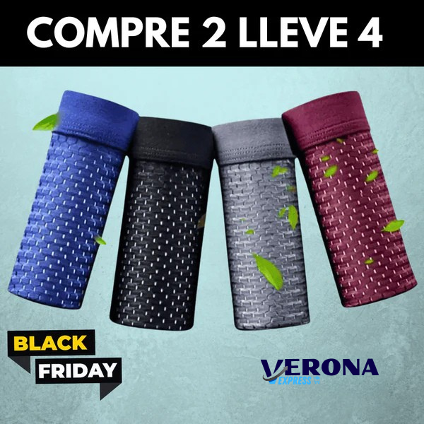 Compra 2 y lleva 4 - Kit de bóxer transpirable premium