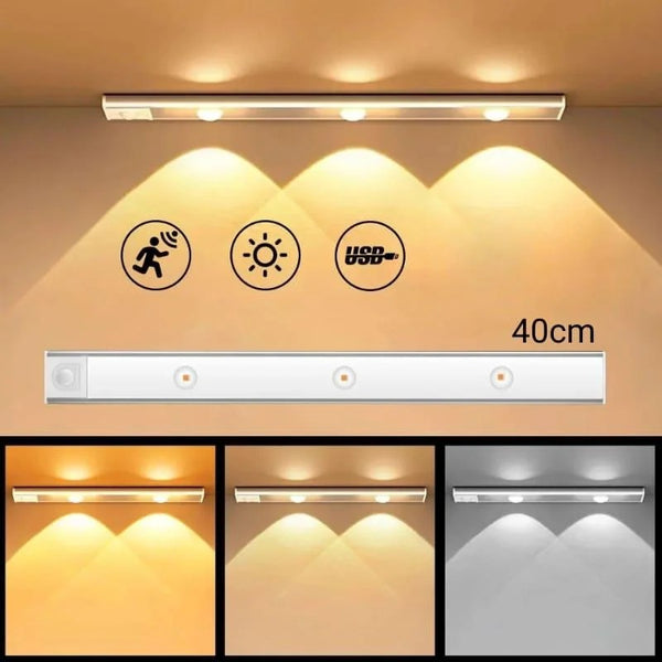 LUZ LED MULTIFUNCIONAL SENSOR MOVIMIENTO 3 LED